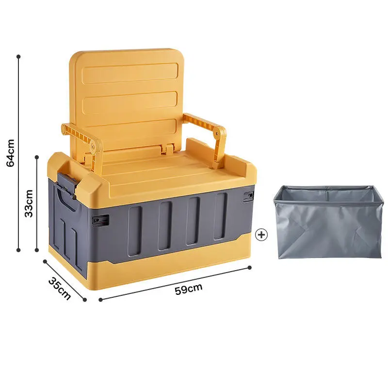 Beliebte benutzer definierte Camping Tücher Container Box Organizer Folding Fold Kunststoff gefaltete Aufbewahrung sbox
