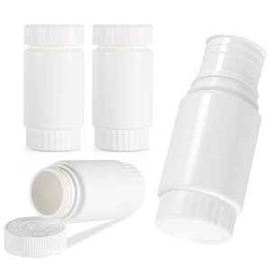 Envase de plástico Hdpe vacío para bienestar Pllis, suplemento médico, botella lateral recta de 150ml con tapón de rosca, soporte personalizado - Product Image 6