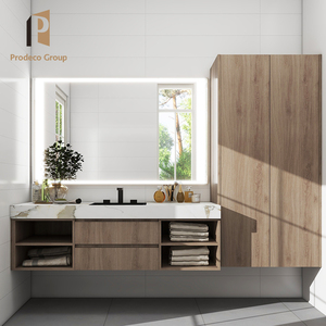 Meuble de salle de bain mural avec miroir Meuble salle de bain Design moderne - Product Image 4