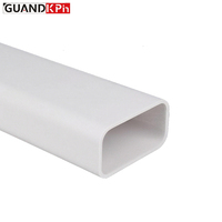 Prix compétitif, faible résistance à l'air, petit conduit rectangulaire souterrain 85*48mm pour système de distribution d'air frais à haut volume