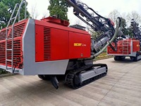 Minería de orugas integrada todo en uno totalmente hidráulica DTH para roca 30m 264kw GIA plataforma de perforación con compresor de aire