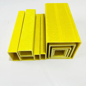 Tuyau carré en plastique renforcé de fibres de verre tuyau circulaire rainure en acier en forme de I profilé extrudé en acier isolation anticorrosion - Product Image 4