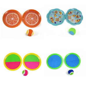Juego de Lanzar <span class=keywords><strong>y</strong></span> Atrapar Pelotas Personalizado para la Playa, con Palas Impresas, Juguete Deportivo para Niños <span class=keywords><strong>y</strong></span> Adultos, para Jardín o Exteriores - Product Image 3
