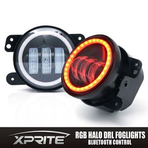 Прямоугольные светодиоды 4 дюймовые передние фары Hi/низкая запечатанных желтый сигнал поворота H4 штекер 5X7 фар для джипа Wrangler YJ XJ - Product Image 6