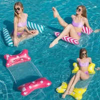 Flotteurs gonflables pour piscine, flotteurs de peinture pour la natation, chaise longue flottante, meilleurs flotteurs pour piscine, radeaux pour adultes, 100-500 kg