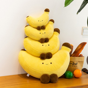 M Novelty Cartoon Long Leg Banana Plush Throw Pillow Skin-Friendly Soft PP Cotton Filling Home Decor Gifts - Product Image 1