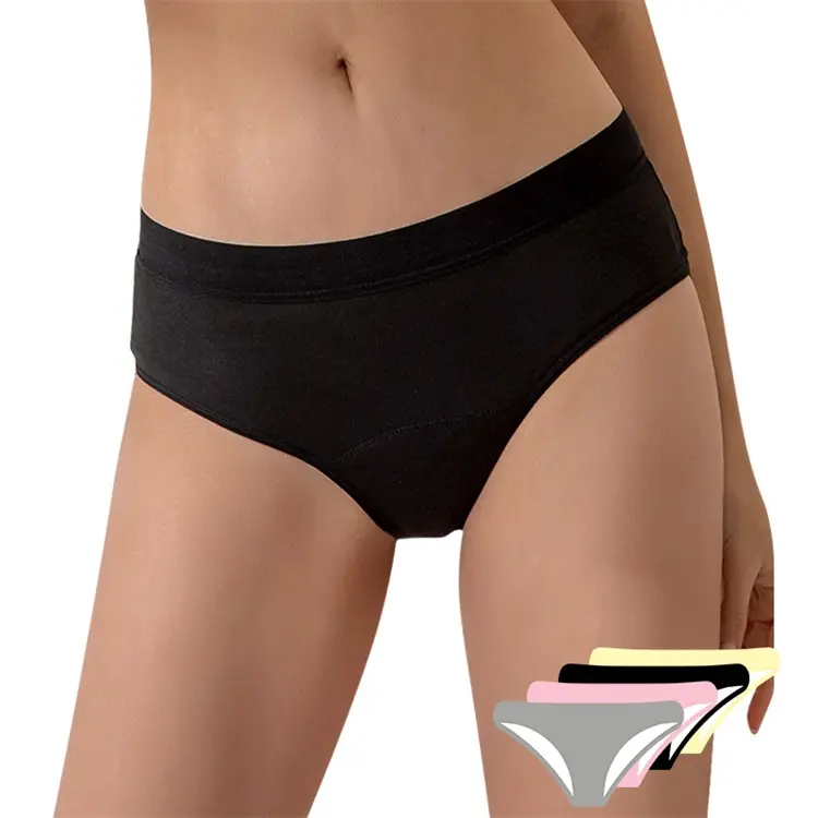 Natucare women period underwear ladies knickers cotton panties high waist briefs plus size seamless