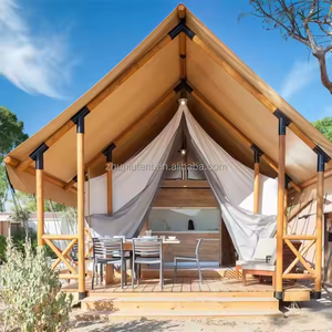 4*6*4m campeggio all'aperto di lusso <span class=keywords><strong>Glamping</strong></span> quadrato Safari tende in famiglia per alberghi e campeggi - Product Image 2