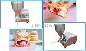 Petite Boulangerie Confiture Crème Glacée Biscuit Donut <span class=keywords><strong>Mousse</strong></span> Pâte à Gâteau Distributeur de Cupcake Remplissage Fabrication Glaçage Déposant Machine de Décoration - Product Image 6