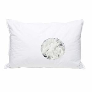 Yüksek kaliteli süper yumuşak beyaz kaz tüyü yastık ekleme ördek tüy aşağı yastık - Product Image 1