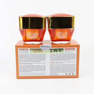 RTS Private Label Crème 2 1 Visage Bio Beauté Éclaircissant Hydratant Blanchissant Anti-âge Vitamine C <span class=keywords><strong>AHA</strong></span> Crème Détachante - Product Image 6