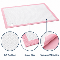 Tapis d'entraînement pour chiens jetables en gros, surface à séchage instantané, noyau anti-fuite pour l'hygiène intérieure des animaux