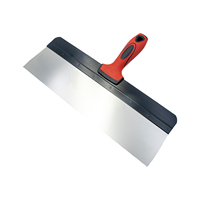 Lame en acier inoxydable de qualité industrielle, couteau à ruban, poignée souple, outils de mastic de plâtrage, grattoir, outils pour cloisons sèches