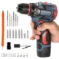 Perceuse à percussion portative pour usage domestique, outils électriques au lithium-ion, marteau électrique multifonction, tournevis électrique sans fil 16,8 V