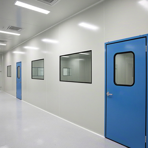 Fábrica de alimentos, <span class=keywords><strong>puerta</strong></span> de purificación de sala limpia, <span class=keywords><strong>puerta</strong></span> anticorrosión para clínica, hospital, sala limpia, <span class=keywords><strong>puerta</strong></span> médica - Product Image 2