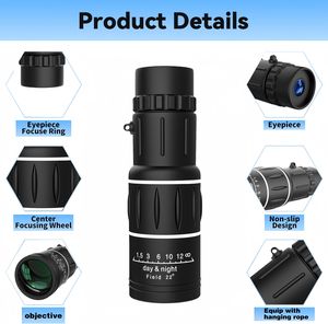 Telescopio Monocular de Alta Definición y Largo Alcance para Ver Partidos de Fútbol, Observación de Aves y Viajes al Aire Libre - Product Image 6