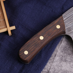 Couteau de boucher marteau en acier inoxydable, outil Ultra tranchant à haute teneur en carbone, couteau en bois de poulet, serbe - Product Image 6