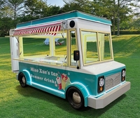 Camion de Restauration Rapide Clé en Main Entièrement Équipé en Fibre de Verre et Aluminium Certifié CE DOT, Résistant à la Rouille, Isolé, pour Snacks et Fast-Food, Modèle North A