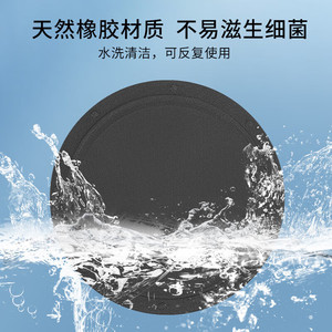 Silicone Bath <b>Scrubber</b> Round Exfoliating Towel For <b>Back</b> Cleaning And Dirt Removal - Product Image 2