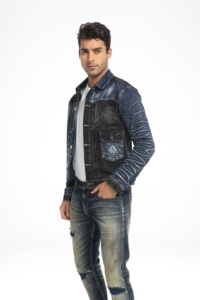 Chaquetas con parche de bigote para hombre, ropa de moda, chaquetas de alta calidad, 2023 - Product Image 3