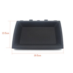Caja de Almacenamiento para el Panel Superior del Tablero, Compatible con Nissan Navara, Caja de Almacenamiento para el Panel de Control <span class=keywords><strong>Central</strong></span> Interior, Textura Negra - Product Image 3