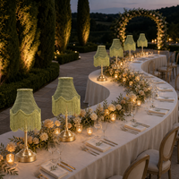 Lampe de table portable à piles avec capacité de batterie optionnelle et interrupteur tactile pour mariages, fêtes et événements