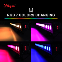 Rondelle de mur LED d'extérieur 72W 4IN1 Spot RVB pour la décoration de bâtiment Rondelles de mur linéaires IP65 Éclairage RGBW