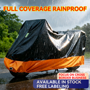 Housses de moto épaissies compatibles <span class=keywords><strong>KYMCO</strong></span> avec protection UV imperméable à l'eau résistant au vent pour le commerce transfrontalier épissé - Product Image 3
