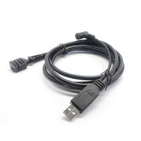 Cable USB de 2m Vx805 Vx820 con Malla de Protección, Cobre Puro y PVC para Escáner, Computadora, Teléfono Móvil, Cámara, Carga Rápida 3A 08374-03-R