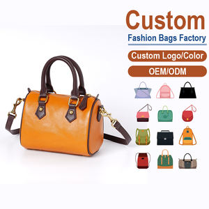Bolso cruzado de piel de primera calidad color naranja caramelo para mujer con asas dobles |   Fabricación Personalizada OEM/ODM para Marcas Premium - Product Image 1