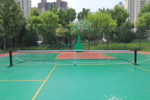 Werkseitig tragbares Outdoor-Training und Unterhaltung Pickleball-Netz-Set-System mit Metall-<span class=keywords><strong>Ppst</strong></span> und Sport-Pickle balls - Product Image 4