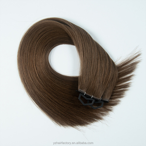 Extensions de cheveux naturels certifiés de qualité supérieure, grade 12A, double tirage, russes, invisibles, tissées à la main, Genius Weft - Product Image 3