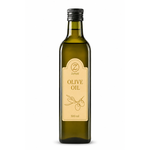 Aceite de Oliva Virgen Extra Orgánico Prensado en Frío de España, Botella de Vidrio de 500 ml para Cocinar - Product Image 1
