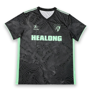 High Quality Breathable <b>Soccer</b> Teamwear Sublimation Print Football Uniforms Short Sleeve - Product Image 3