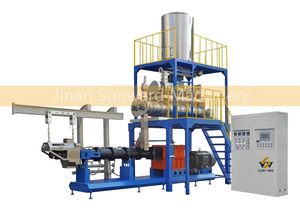 China Extrusora de doble tornillo Tortilla <span class=keywords><strong>Nacho</strong></span> Chips Triángulo Frito Snack Food Making Machine Chips Making Machine - Product Image 3