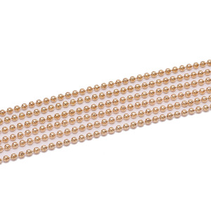Cadenas de Metal con Cuentas Plateadas, Doradas y Negras para Manualidades, Suministros para la Fabricación de Joyería, Accesorios para Bricolaje, 80 cm de Longitud - Product Image 4