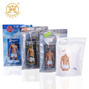 Customized Zipper <strong>Plastic</strong> <strong>Bags</strong> for Underwear Packaging Matte Finished <strong>Bag</strong> for Underwear Packaging With Zipper - Product Image 3