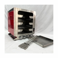 Grill à gaz LIBERMANN pour fêtes en plein air, rôtissoire à poulet, barbecue à gaz avec rotation automatique