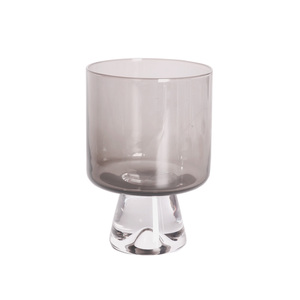 Nouvel arrivage de verres <span class=keywords><strong>à</strong></span> liqueur en cristal faits <span class=keywords><strong>à</strong></span> la main de couleur personnalisée avec fumée translucide cocktail chaud Mocktail petits quantité minimale de commande - Product Image 2