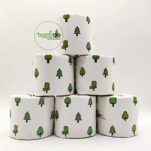 Private Label Best Biodegradable Personalized Disposable Toilet Paper Customizable