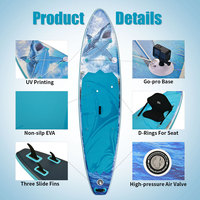 Planche à pagaie pliable InnoExpo, nouvelle planche de surf pliable 11'6'', planche à pagaie pliable d'usine