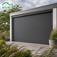 Pergola motorisée intelligente en aluminium, kits de pergola extérieure imperméables pour villa, restaurant, bord de piscine