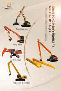 Lengan Boom Ekstensi Panjang untuk Excavator 16-24 Meter, untuk Excavator 20-45 Ton, Excavator Jangkauan Jauh - Product Image 4