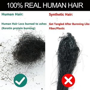 6-30 pulgadas 0,2/0,4/0,6/0,8 cm hecho a mano Ombre <span class=keywords><strong>Loc</strong></span> extensión de cabello humano para hombres y mujeres extensiones de rastas de cabello humano Real - Product Image 3