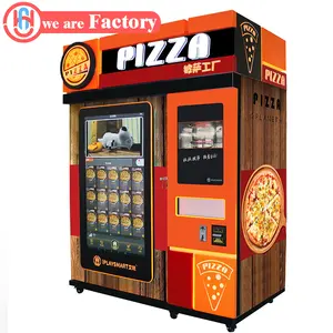 Wholesale Pizza Vending Machine Touch Screen Custom outdoor fully Automatic fresh fast hot food pizza vendor machine factory