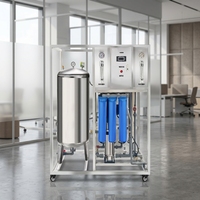 Version simple, machine à eau purifiée de 250 à 750 litres par heure, système de filtration d'eau par osmose inverse, purificateur d'eau avec certifications CE et ISO