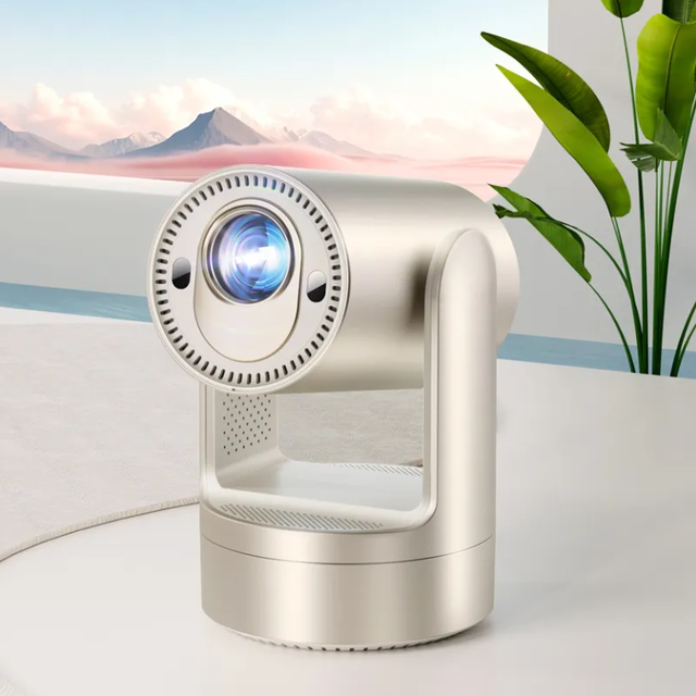 W30 Pro Laser Projector 300 ANSI Lumens Native 1080P Max 4K Android 9 Portable Projector with WiFi 6/BT5.2 & Dual 3W Speakers