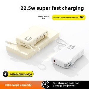 Batería Externa Besiter de Alta Capacidad, Ultra Delgada, de Polímero de Litio, 10000mAh, 22.5W, Carga Rápida Tipo-C, con Adaptador de CA y Cable de Datos - Product Image 5
