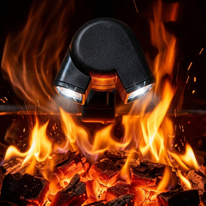 Lampe LED double tête pour barbecue, projecteur d'extérieur avec fixation à clip et rotation à 360° pour camping, pêche, lampe portable, outil <span class=keywords><strong>de</strong></span> barbecue - Product Image 5