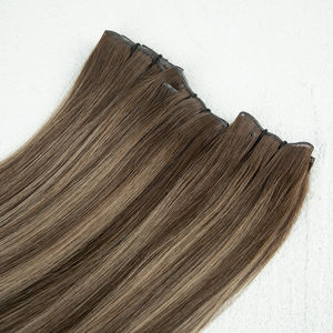 LeShine A Maioria De Gênio Invisível A Trama Pode Ser Cortada Extensões De Cabelo 12a Trama De Gênio Super Fino Extensão De Trama - Product Image 3